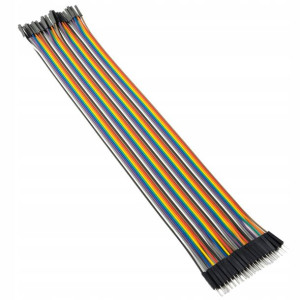 Przewody do płytki stykowej 30cm 40szt F-M