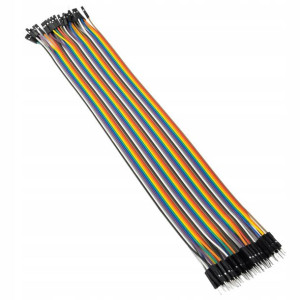 Przewody do płytki stykowej 30cm 40szt M-M