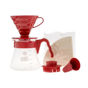 Zestaw Hario V60 Pour Over Kit drip serwer filtry