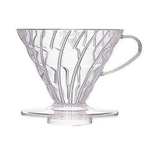 DRIP HARIO V60-02 PLASTIKOWY - Przezroczysty