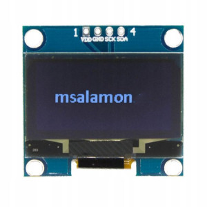 Wyświetlacz OLED 1,3 Arduino I2C SH1106 Biały