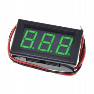Woltomierz AC LED miernik 0.56" zielony