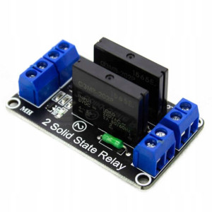 Moduł przekaźników SSR 2 kanały 5V Low Arduino