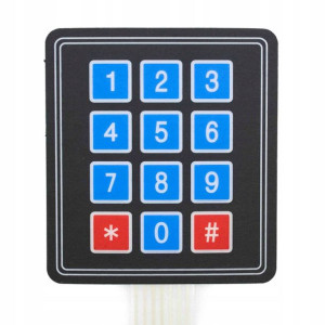 Klawiatura membranowa 3x4, 12 przycisków Arduino