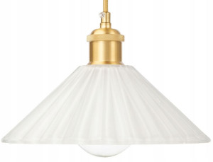 Lampa wisząca sufitowa szklana Japandi mleczna