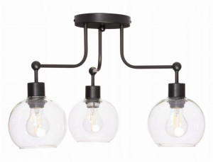 Lampa sufitowa żyrandol 3 szklane klosze Venus