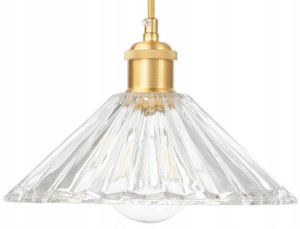 Lampa wisząca sufitowa szklana Japandi