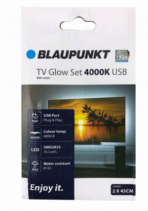 Taśma LED za telewizor USB + switch 1m BLAUPUNKT