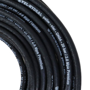 Wąż do paliw olei DN04 FI-4 20 bar 2.0   Mpa 20m Premium HYDRAL