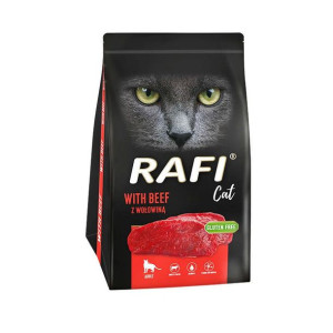 Dolina Noteci Rafi Cat Sucha Karma Dla Kotów z Wołowiną 1,5 kg