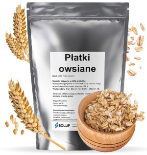 PŁATKI OWSIANE naturalne zdrowe odżywianie pożywne śniadanie 1kg