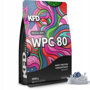 KFD Regular+ WPC 80 3000g Jogurtowo-Jagodowy