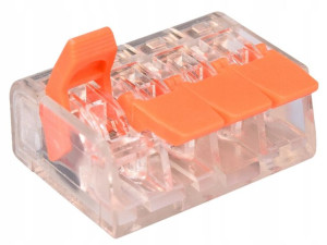 Szybkozłączki typu WAGO złączka 414 4x4mm2 linka