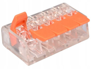 Szybkozłączki typu WAGO złączka 415 5x4mm2 linka