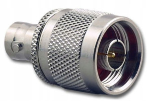 Adapter wtyk męski N - gniazdo żeńskie BNC