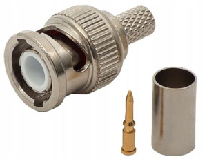 Wtyk BNC 75ohm zaciskany na kabel H155