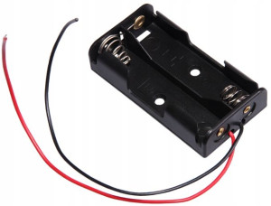 Koszyk na baterie akumulator 2szt AA 1,5V
