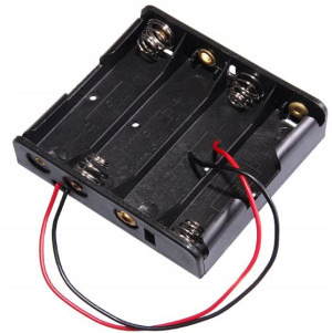 Koszyk na baterie akumulator 4szt AA 1,5V