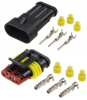 Kostka Wtyk Złącze Hermetyczne Superseal 3pin Oh3