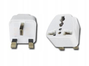 Adapter podróżny wtyk ANGLIA UK - gniazdo PL 10A