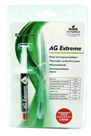 Pasta termoprzewodząca do CPU i GPU AG extreme 3g