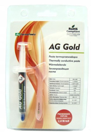 Pasta termoprzewodząca do CPU i GPU AG GOLD 3g