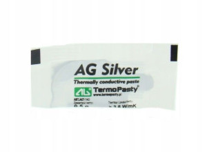 Pasta termoprzewodząca AG Silver 0,5g na bazie Sr