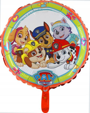 Balon foliowy koło Psi Patrol Paw Pawsome