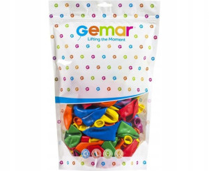 Balony gumowe GEMAR 10"- 50szt mix