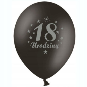 Balony z nadrukiem na 18 urodziny 11" 10szt.
