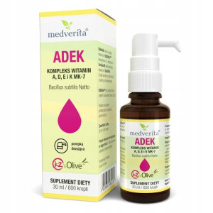 Medverita ADEK KOMPLEKS WITAMIN 30ml A D3 E K2 MK7