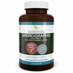Medverita Andrographis ekstrakt 98% 120 kapsułek