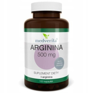 Medverita Arginina L-arginina 500mg 100 kapsułek