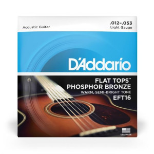 D'addario Eft16 Struny Do Akustyka 12-53