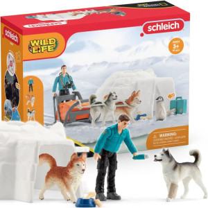Schleich Wyprawa na Antarktykę Wild Life Figurki Zestaw 42624