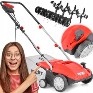 Wertykulator Aerator 2w1 Hecht 1420 Dwa Wałki