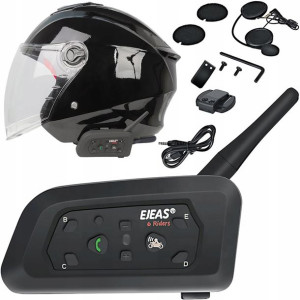 Interkom Motocyklowy Ejeas V6 Pro Bluetooth