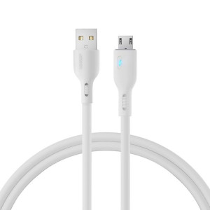 Kabel Joyroom S-UM018A13 USB-A/microUSB 2.4A 1.2m biały
