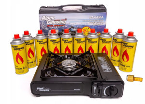Kuchenka gazowa turystyczna Alpen Camping 10x Gaz