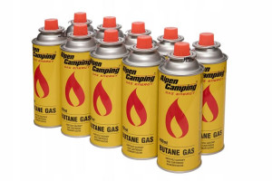 GAZ ALPEN CAMPING x10 kartusze gazowe naboje