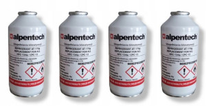4x Gaz do nabijania Klimatyzacji R134a R12 ALPEN