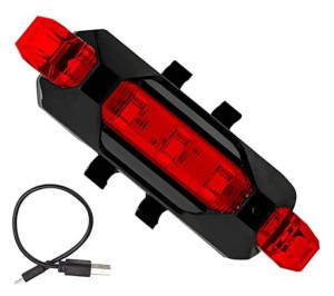 Tylna LAMPKA Rowerowa 5 Diod LED ZD41A