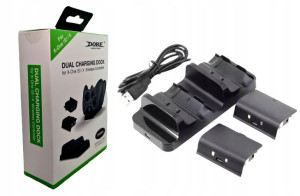 Xbox One Ładowarka Stacja Dokująca + 2 Akumulatory
