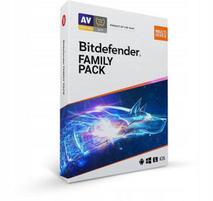 Bitdefender Family Pack 15 PC / 3 LATA nowa