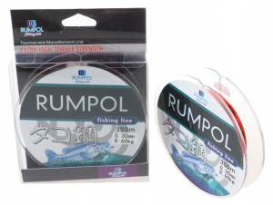 ŻYŁKA 300m RUMPOL Brązowa 0,30mm 8,6kg ZR300