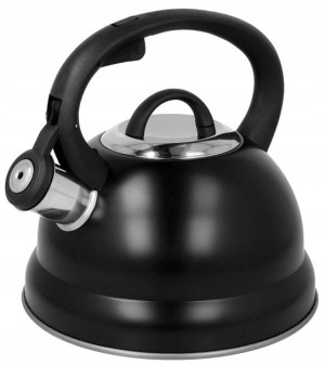 CZAJNIK Stalowy CZARNY MATOWY 2,5l Indukcja 2406