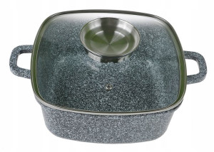GARNEK MARMUROWY 26cm Brytfanna Indukcja 5,5l 7059
