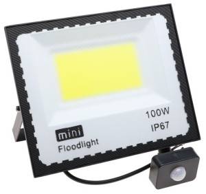 HALOGEN Naświetlacz Lampa LED z CZUJNIK RUCHU 100W