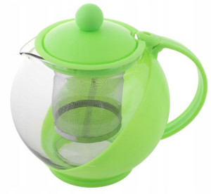 ZAPARZACZ szklany do HERBATY ziół KAWY 750ml 1051