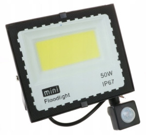 HALOGEN Naświetlacz Lampa LED z CZUJNIK RUCHU 50W